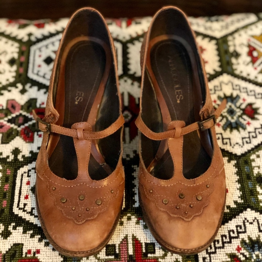 Vintage T Strap Heels